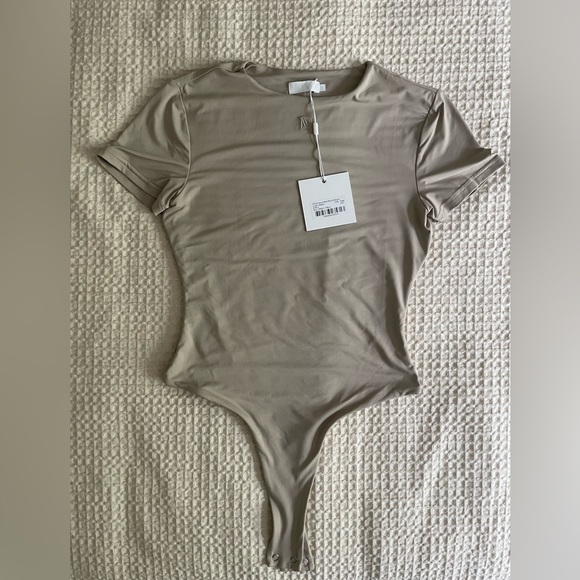 NWT!! Meshki Haven Bodysuit in Taupe - Picture 2 of 6